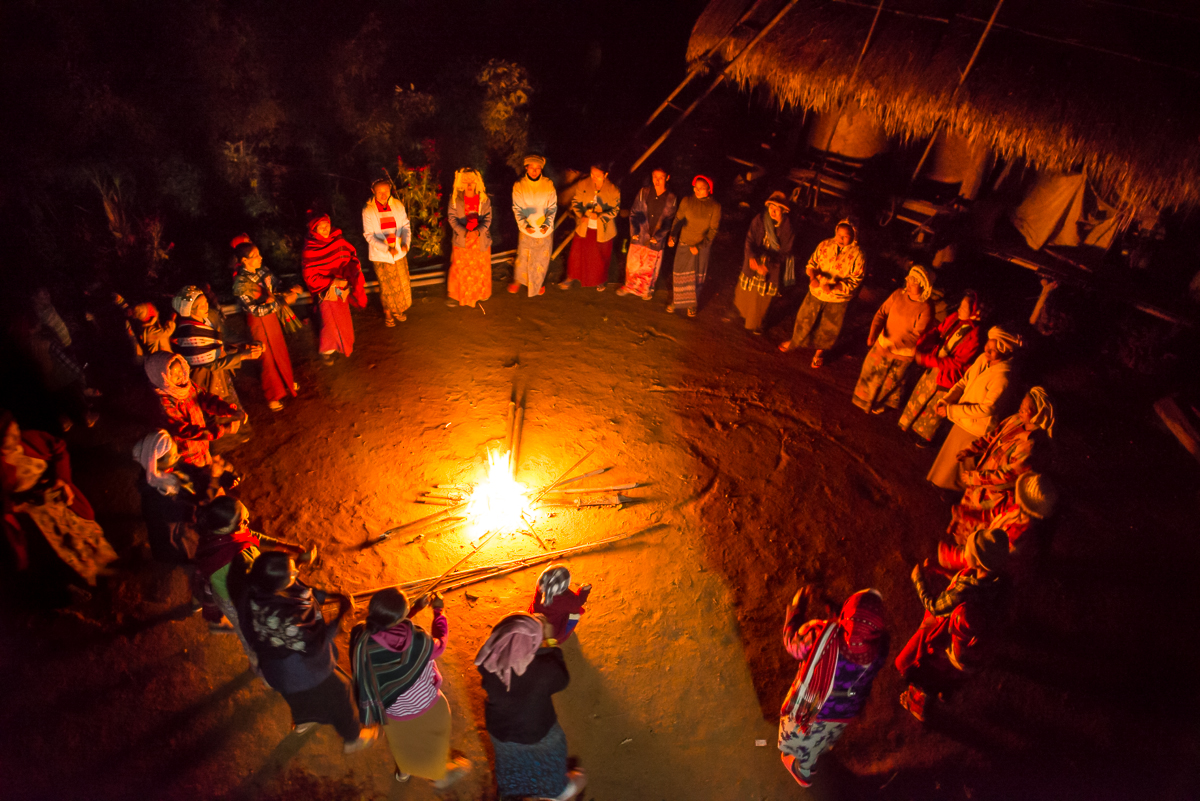 Naga New Year on the Chindwin River, Burma