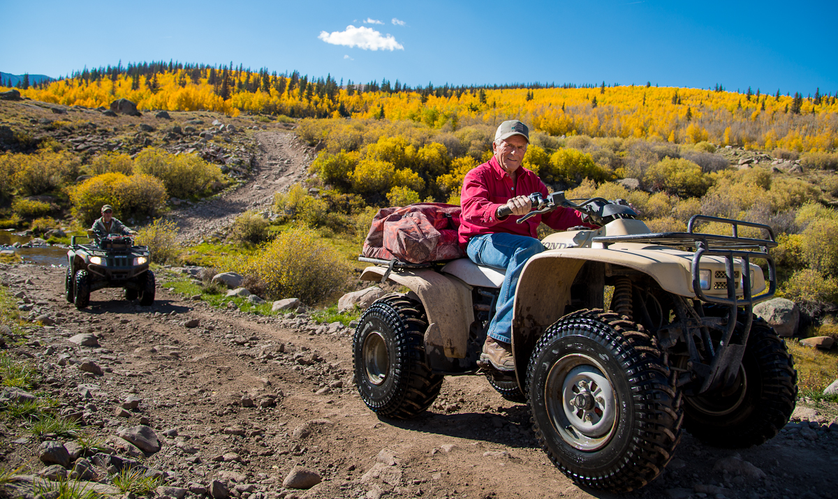 Four-Wheelers and Fishermen:  Creede, Colorado 2012