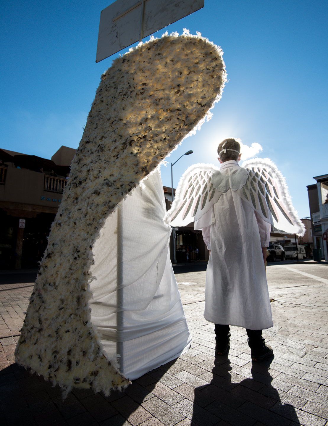 Amen Corner:  Angels on the Santa Fe Plaza